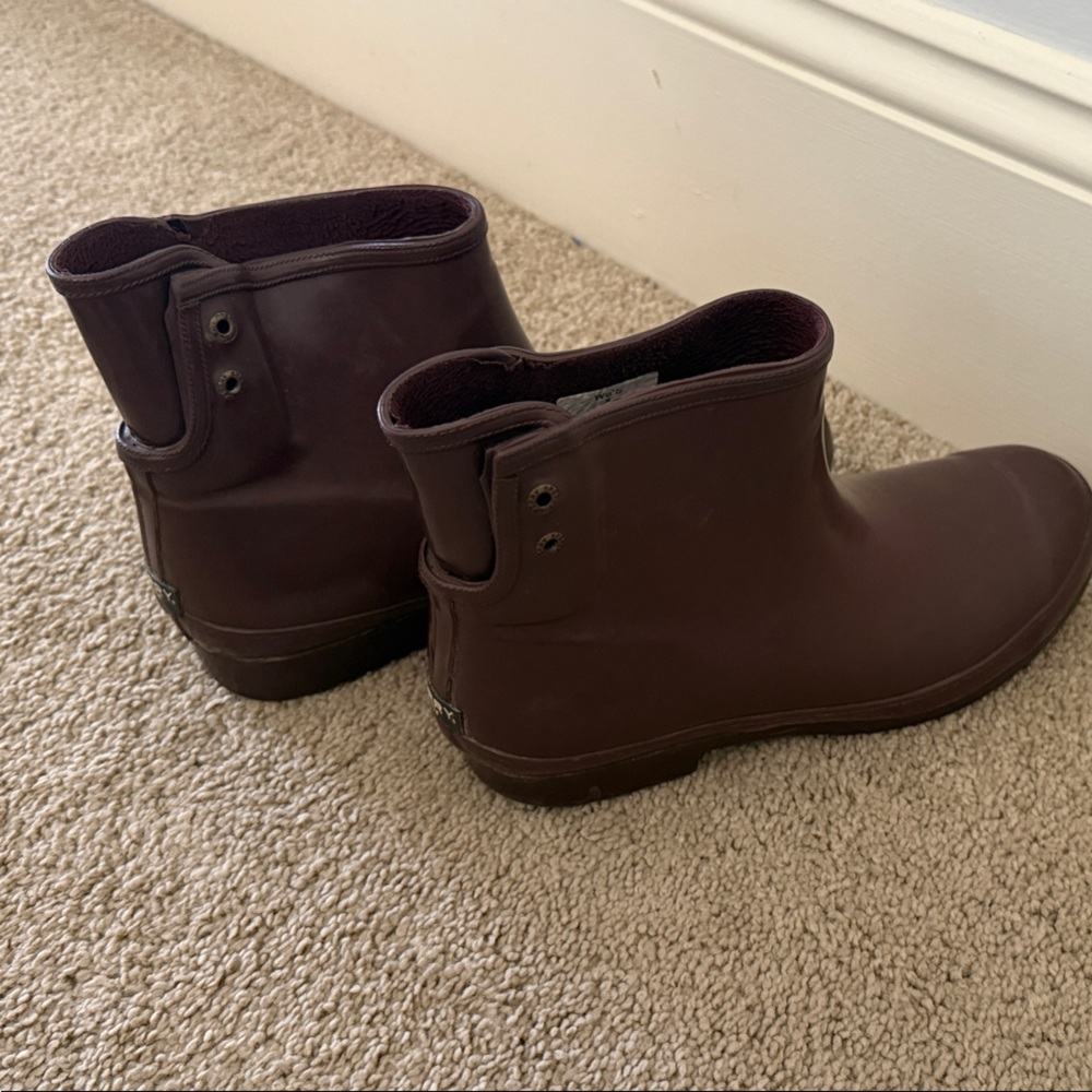 Sperry Deep Purple - dark brown Chelsea-Style Rain Ankle Boots